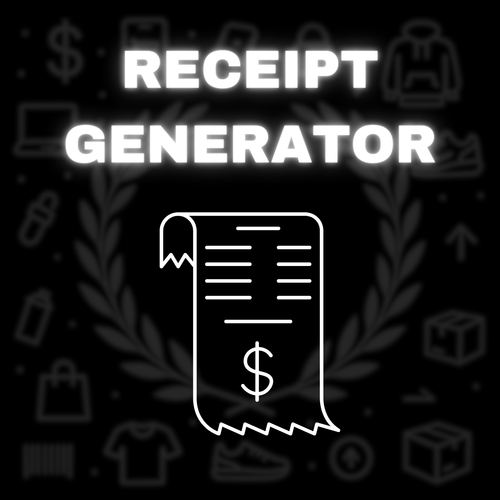 Receipt Generator (500+ RECEIPTS)