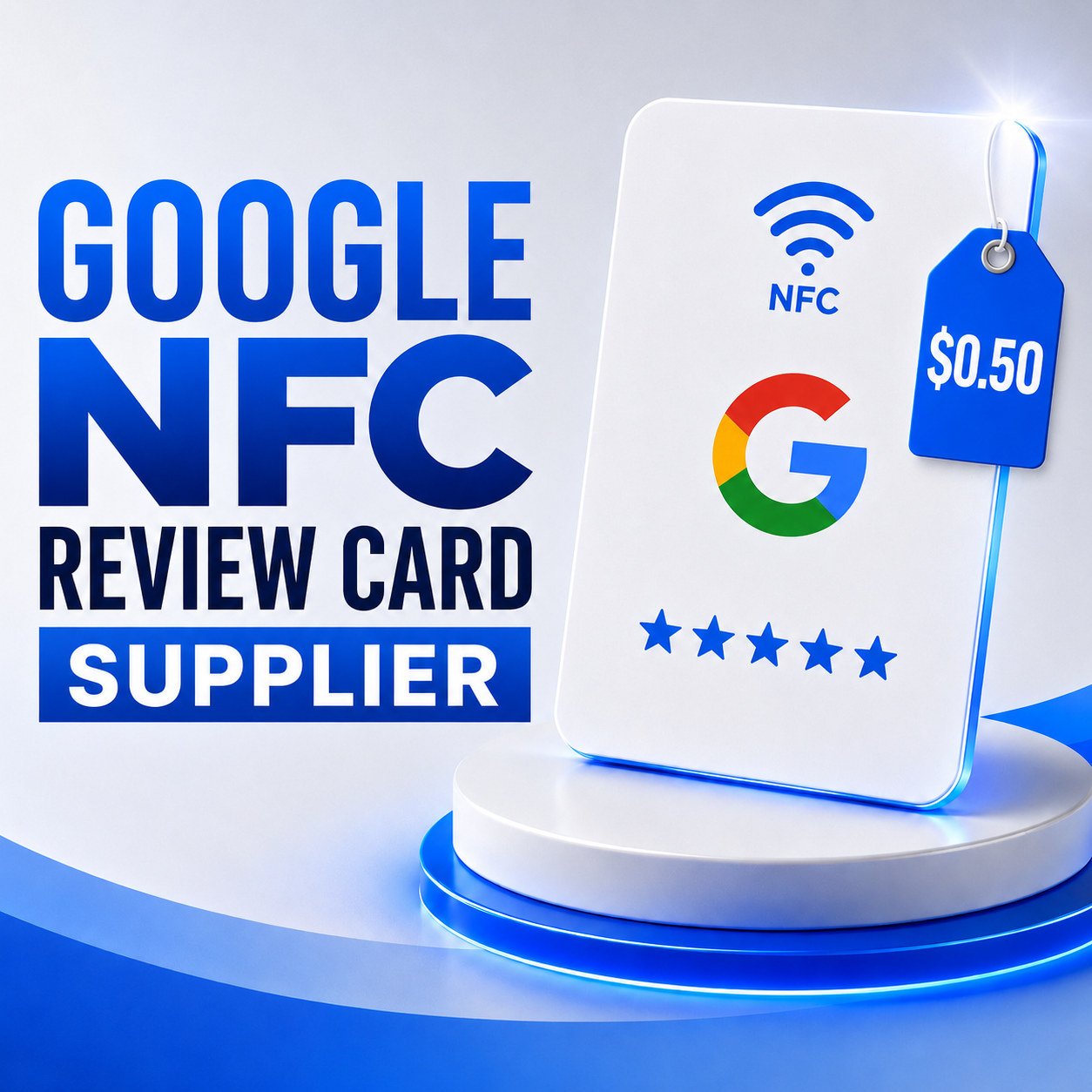 $0.50 Google Review NFC Card Vendor